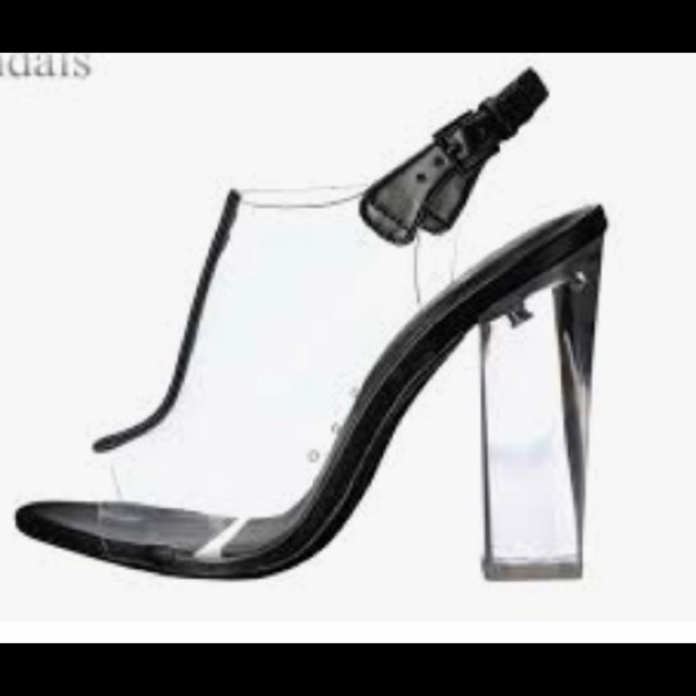 ALDO clear heels
